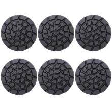 6 pezzi diamantati per lucidatura pavimenti in resina, terrazzo, diametro 4 pollici, grana 50