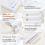 Square Embroidery Hoop Frames White Rectangular Snap Frame DIY Sewing Tools for Quilting Silk-Painting 10