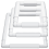 Square Embroidery Hoop Frames White Rectangular Snap Frame DIY Sewing Tools for Quilting Silk-Painting 2