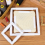 Square Embroidery Hoop Frames White Rectangular Snap Frame DIY Sewing Tools for Quilting Silk-Painting 7