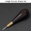 Diamond Shape Stitching Awl Handle Leather Craft Sewing Kits Handmade Tools DIY Stitcher Taper 5