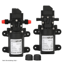 1 Stück Automatischer Durchflussschalter 6L/Min DC12V 70W 130PSI AUTO Membranwasserpumpe Selbstansaugende Pumpen, Schraubgewinde
