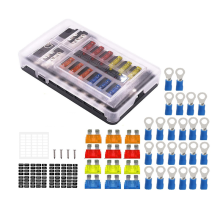 Kit de bloc-fusibles 12 V, 12 circuits, avec voyant LED négatif, pour voiture, bateau, camping-car, camion, DC 12-24 V