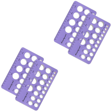 Righello per capezzoli in silicone con flangia, misuratore morbido, strumento per tiralatte
