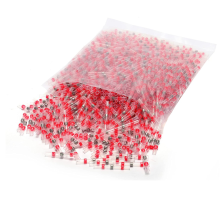 800 PCS Solder Seal Drahtverbinder Rot 22-18 AWG - Schrumpfschlauch verzinnt Auto Marine Boot Crimp