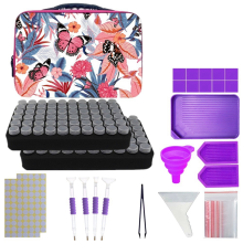 Aufbewahrungsbox mit 120 Steckplätzen, Diamond Art-Zubehör und Werkzeuge für 5D-Kit