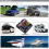 12V Fuse Block,Waterproof Boat Panel with LED Warning Indicator Proof Cover-6 Circuits Negative Bus Box 8