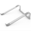 Desktop Laptop Stand Stable Ergonomic Aluminum Computer Riser Cooling (Silver) 2