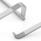 Desktop Laptop Stand Stable Ergonomic Aluminum Computer Riser Cooling (Silver) 7