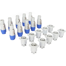 3-polige AC-Stromversorgungsstecker und -buchsen, Signaleingangsbuchse für Beam Light Stage (Ausgang)