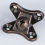 Support d'angle papillon amovible, support d'angle, support d'étagère robuste en L (bronze rouge) 6