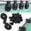 Pinces de fixation robustes pour toile d'ombrage, clips pour bâche (55 pièces) 3