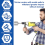 SDS-Plus T Post Ground Rod Driver, Drill Bit Driver Hammer Converter for Grounding Rods A 6