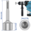 SDS-Plus T Post Ground Rod Driver, Drill Bit Driver Hammer Converter for Grounding Rods E 3