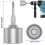 SDS-Plus T Post Ground Rod Driver, Drill Bit Driver Hammer Converter for Grounding Rods A 3