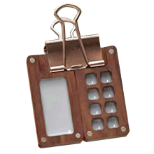 Tragbare Skizzenbuchpalette mit 8 Fächern, Farbpalettenbox aus Holz, Mini-Reise-Farbtablettbox mit Clip (ohne Farbe)