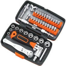 38-In-1 Ratsche Schraubendreher Wrench Set Hause Maschine Reparatur Knopf Multi-Directional