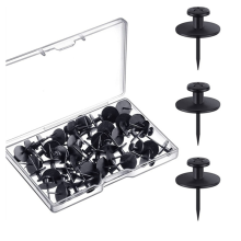 30 stuks dubbelzijdige fotohangers, spijkers, kleine kop, punaises voor aan de muur, fotohaakjes en spelden