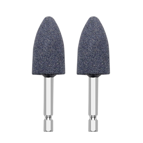 Two-Piece Grinding Wheel with Hexagonal Handle Conical Electric Head Brown Corundum 1