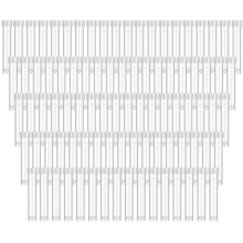100 Pcs 10Ml Kunststoff Reagenzgläser mit Deckel Fläschchen Dichtung Kappe Container Kleine Lagerung Kappen Klar Labor
