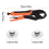 Snap Fastener Kit Adjustable Pliers for Buttons,Snap Tool with Button Set Boat Covers,CanvasA 4