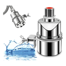 Schwimmerventil zur Wasserstandsregelung aus Edelstahl für Tank, 3/4 Zoll Kugelhahn, Geeignete Tanks, Teich A