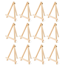 12 stuks houten ezels, tafelmodel kunst- en ambachtsschilderezelstandaard voor kunstenaars, volwassenen en studenten