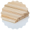 100 stuks houten potloden HB Hex 3