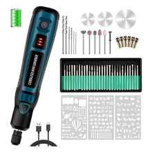 20W graveerpen met 44 bits, multifunctionele USB elektrische snoerloze graveertool voor doe-het-zelf, polijsten van snijwerk en sieraden