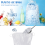 Sacs de glace 8 lb avec cordon de serrage, 100 unités pour machine, sacs réutilisables robustes, 7