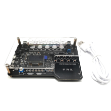 DIY Geigerzähler Kit Zusammengebautes Modul Kernstrahlungsdetektor X γ β Strahlen Erkennung OLED Display Tester