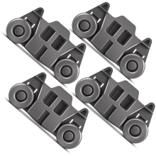 Ruote per lavastoviglie Upgrad W10195416 per cestello inferiore per stoviglie, confezione da 4