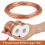 2 Rolls Soft Copper Wire Solid Bare Bendable for Electroculture, Jewelry Making (12 Gauge 52.49Feet Per Roll) 7
