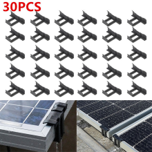 30Pc Solar Panel Frames Water Drained Clip Thickness 40mm PV Panels Auto Remove Stagnant Dust Outdoor Tool
