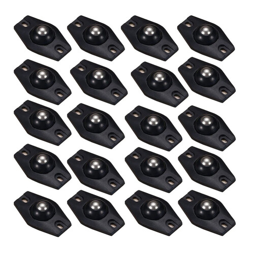 20 PCS Mini Schwenkräder Möbel Selbstklebende Rollen 360  Universalrad mit Roller Ball