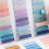 140 linguette colorate per annotazioni, note adesive trasparenti, segnalibri Morandi (2800 pezzi) 4
