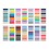 140 linguette colorate per annotazioni, note adesive trasparenti, segnalibri Morandi (2800 pezzi) 2