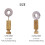 10Pcs Leather Suture Positioning Needle DIY Tool Fixed Position Craft Supplies 8