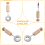 12Pcs DIY Tools Handmade Leather Goods Suture Fixing Needle Fixed Stitching 6-12mm 10