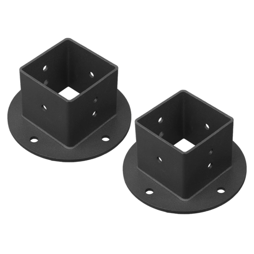Kit de 2 supports de poteau de pergola carrés 2 x 2, fixation murale robuste