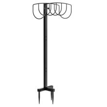 Garten-Wasserschlauchhalter, abnehmbarer Halterständer, robuster Metallbügel, Garten-Lagerregal