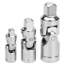 3-delige universele dopsleuteladapter met 1/4 3/8 1/2 gewricht en ratelsleutel