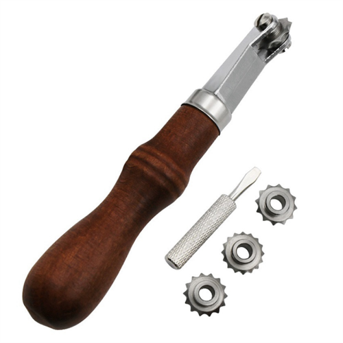 Spacing Wheel Set DIY Handmade Leather Tools Scribing Tracing Point Punching