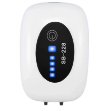 Aquarium luchtpomp USB oplaadbare zuurstof aquarium bubbler hoge capaciteit 4800mAh lithium batterij, dubbele ventilatieopening