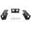 Under Table Laptop Holder Notebook Storage Bracket Stand Mount Desktop Organizer for Home Office Black 1