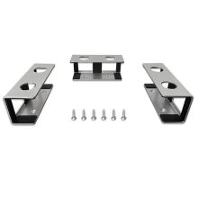 Onder tafel laptophouder notebook opbergbeugel standaard montage desktop organizer voor thuiskantoor zilver