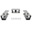 Under Table Laptop Holder Notebook Storage Bracket Stand Mount Desktop Organizer for Home Office Silver 1