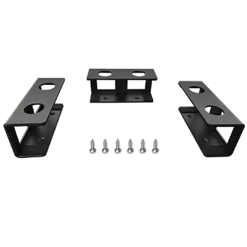 Under Table Laptop Holder Notebook Storage Bracket Stand Mount Desktop Organizer for Home Office Black 1