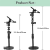 Embroidery Hoop Holder Metal Rotating Adjustable Holder, for Projects 5
