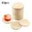 40Pcs Solid Wood Veneer Handmade Painting Plank Material Coasters for DIY Painted Carving 3
